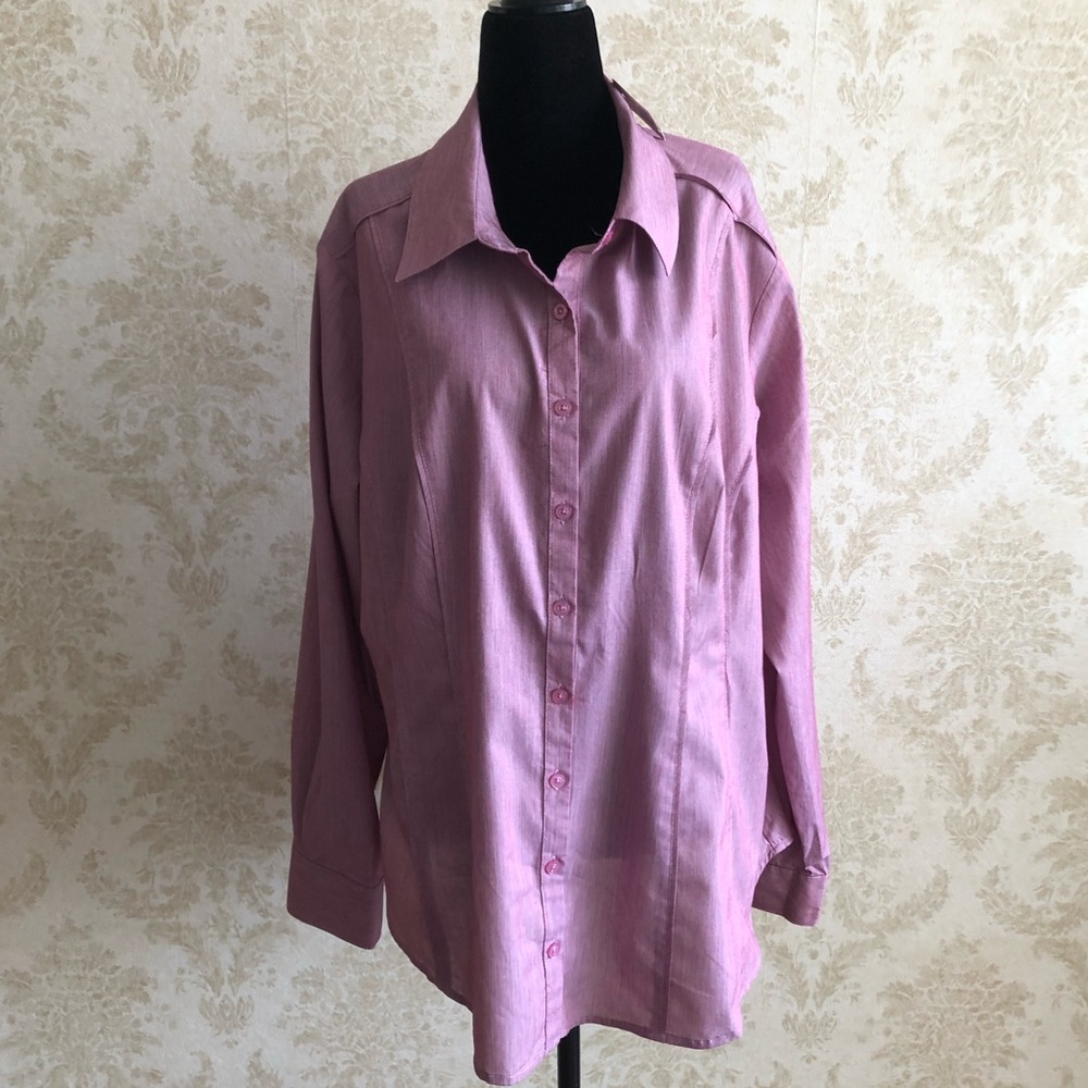 BNWT Ashley Stewart button down shirt